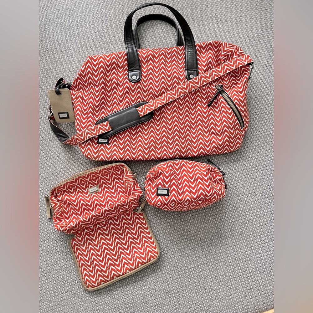 Luggage Set with duffel and 2 cosmetic cases